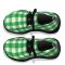 Green Picnic Plaid - Black Soles